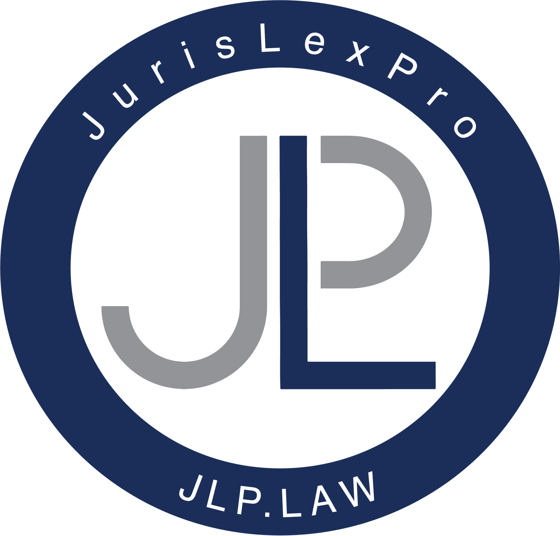 A logo for a law firm called jlp law