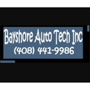 Bayshore Auto Tech Inc. logo with text on a blue rectangle: business name and (408) 441-9986.