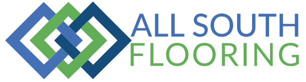 All South Flooring logo with blue and green interlocking squares and gray and green text