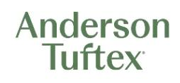 Anderson Tuftex logo in green text on a white background