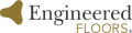 Engineered Floors logo with gold icon and text on a white background