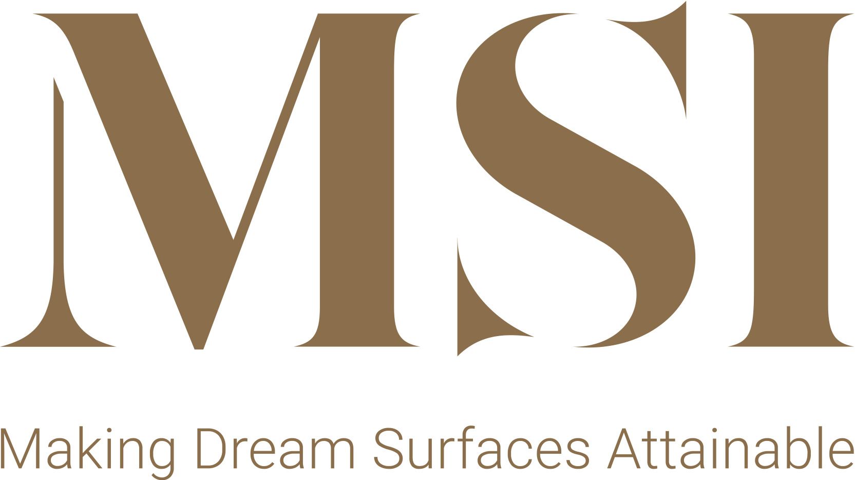 MSI logo in gold with the tagline “Making Dream Surfaces Attainable”