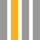 Vertical gray, gold, and white stripes forming a simple abstract pattern.