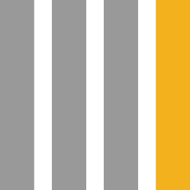 Abstract vertical stripes in gray, white, and yellow.