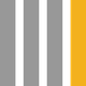 Abstract vertical stripes in gray, white, and yellow.