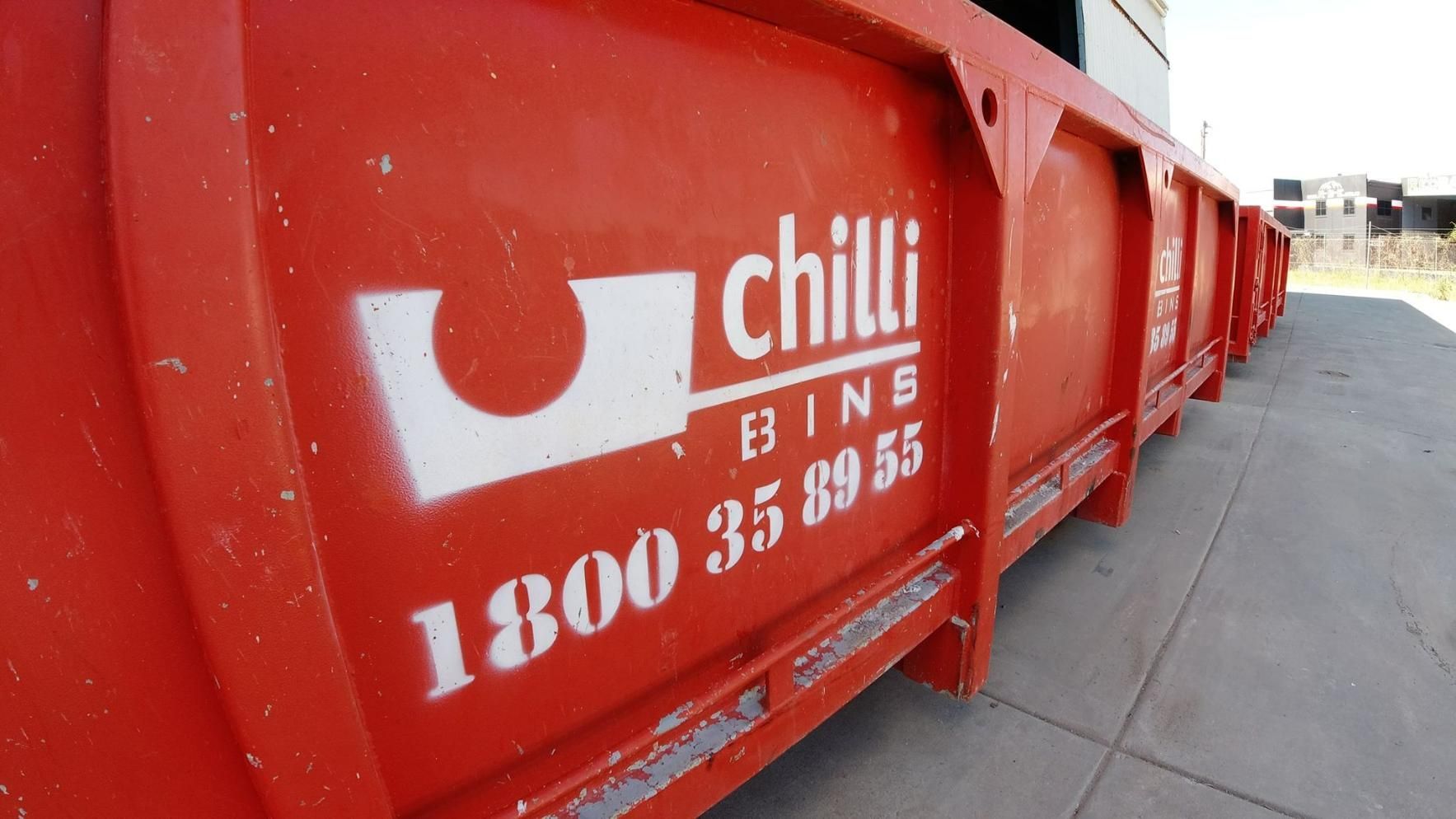 Red Dumpster — Chilli Bins Skip Bins in Redcliffe, QLD