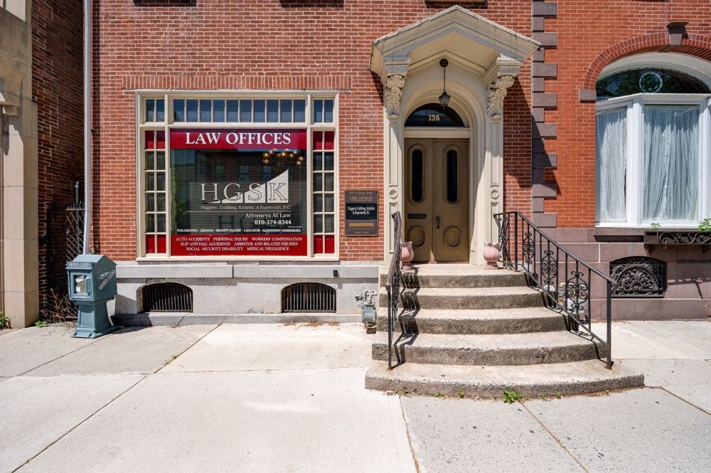 Commercial building exterior renovation project in Reading, PA