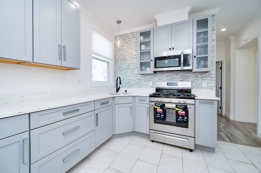 An amazingly beautiful kitchen renovation project by The Go 2 Guys in Reading, PA