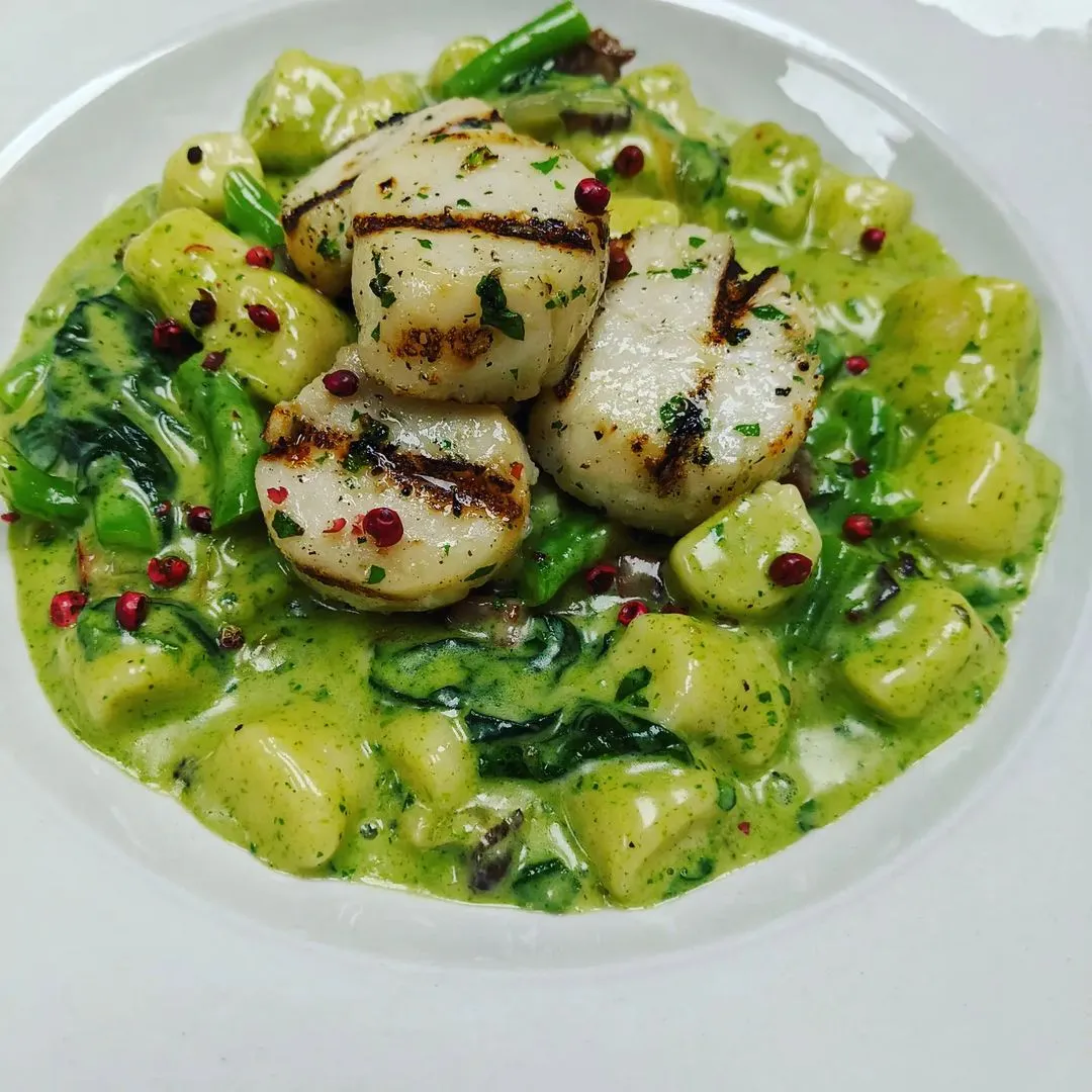 food on the plate