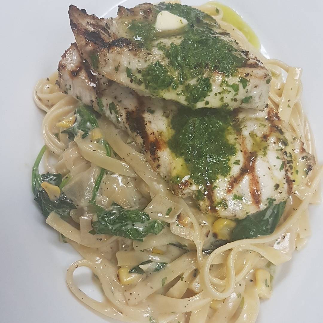 Grilled swordfish