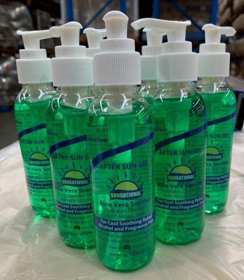 Sunsational After Sun Aloe Vera Gel Advanced, 125mL Pump *No alcohol/fragrance*