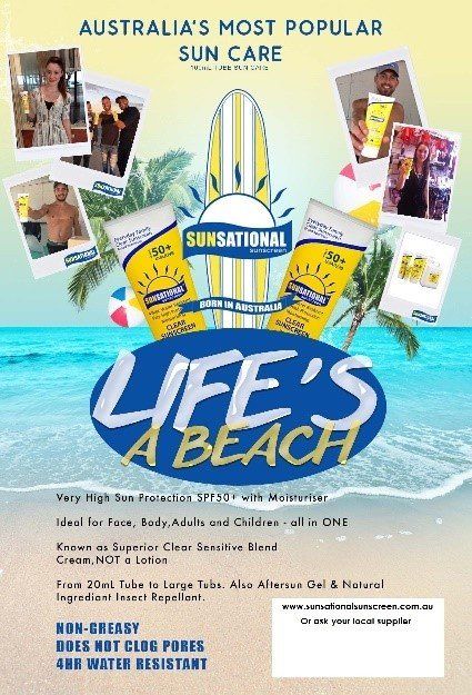 Life's a Beach — Australia — Sunsational Sunscreen