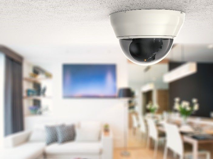 A home security camera.