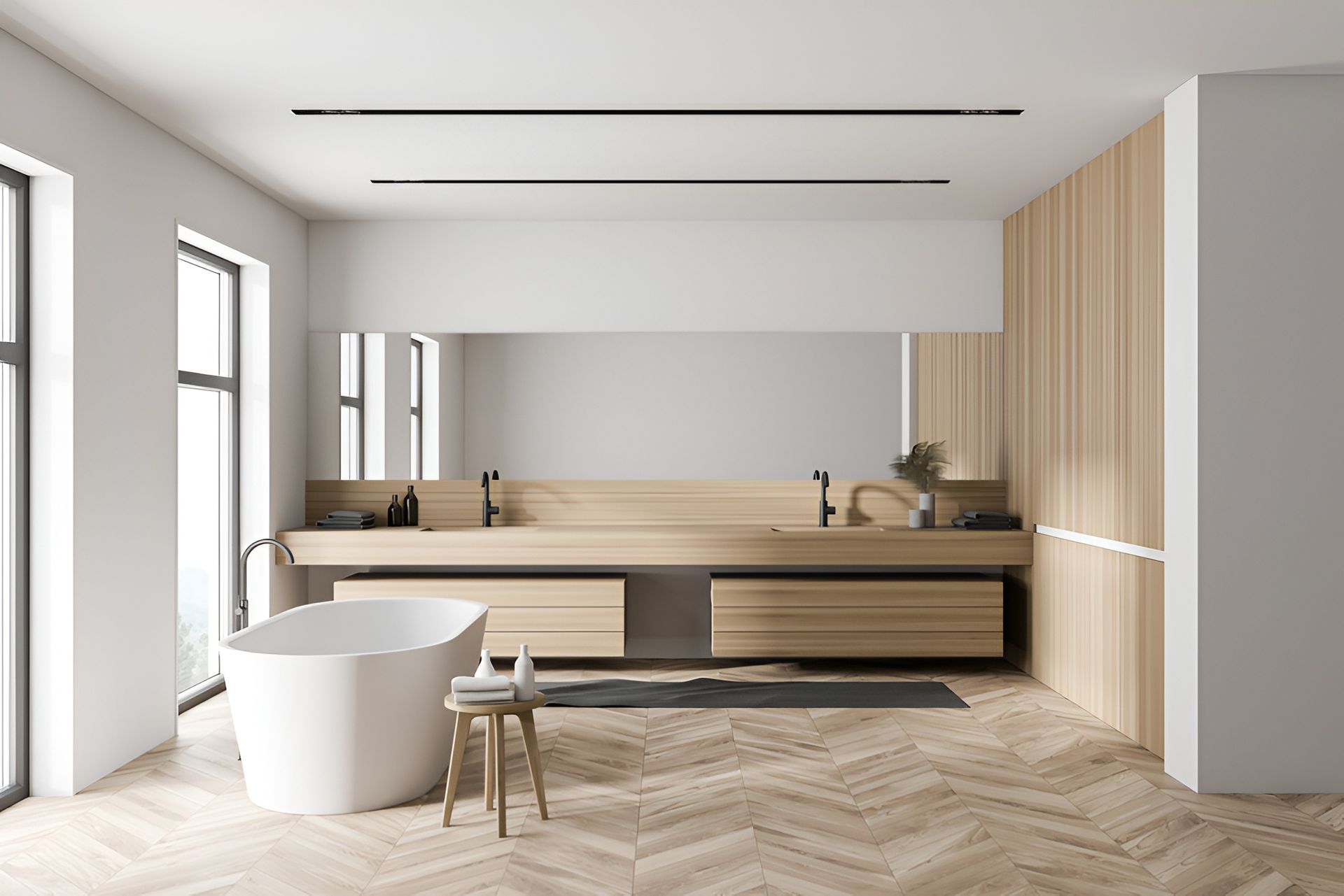 Modern Bathroom — Truecraft Services in Biboohra, QLD