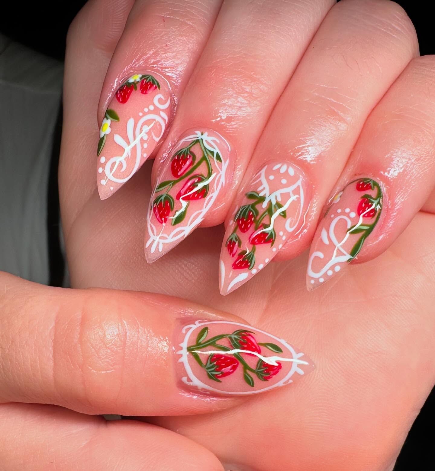 Beautifully shaped and polished nails