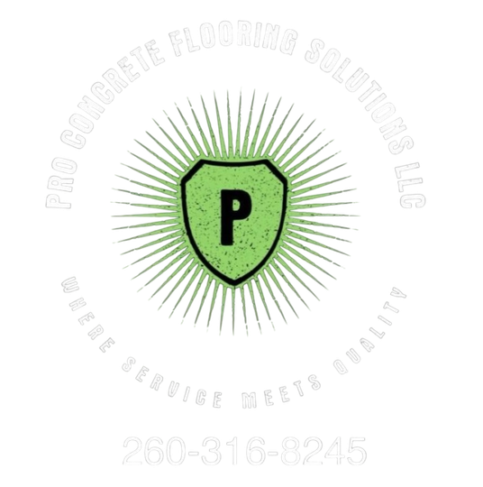 Green shield logo with a black P and radiating lines, surrounded by circular company text and a phone number