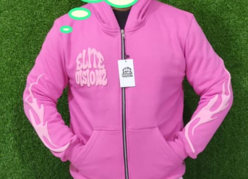 (M) Pink Hoodie