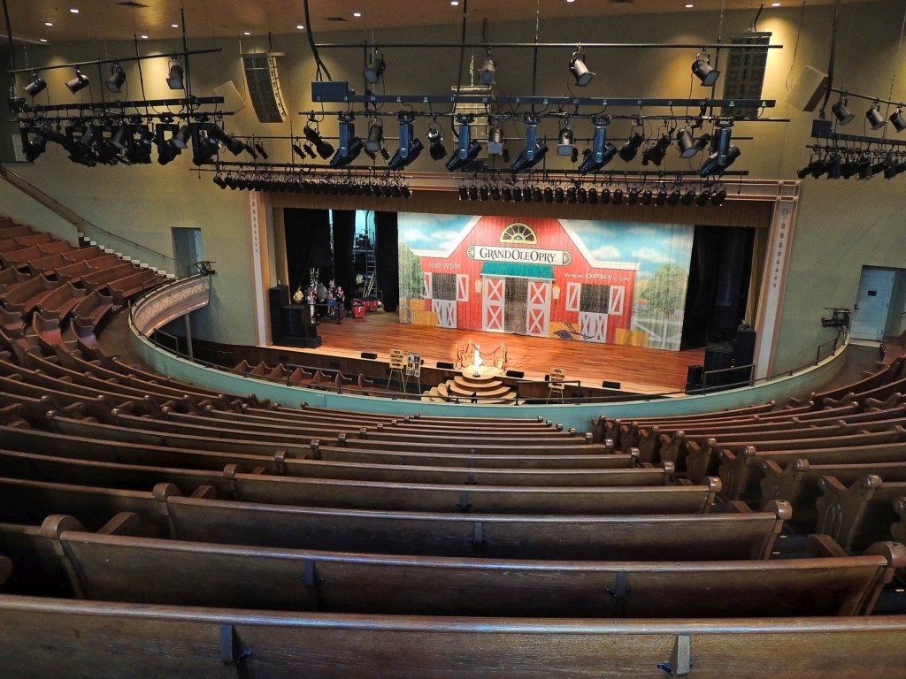 Interior of the Ryman Auditorium