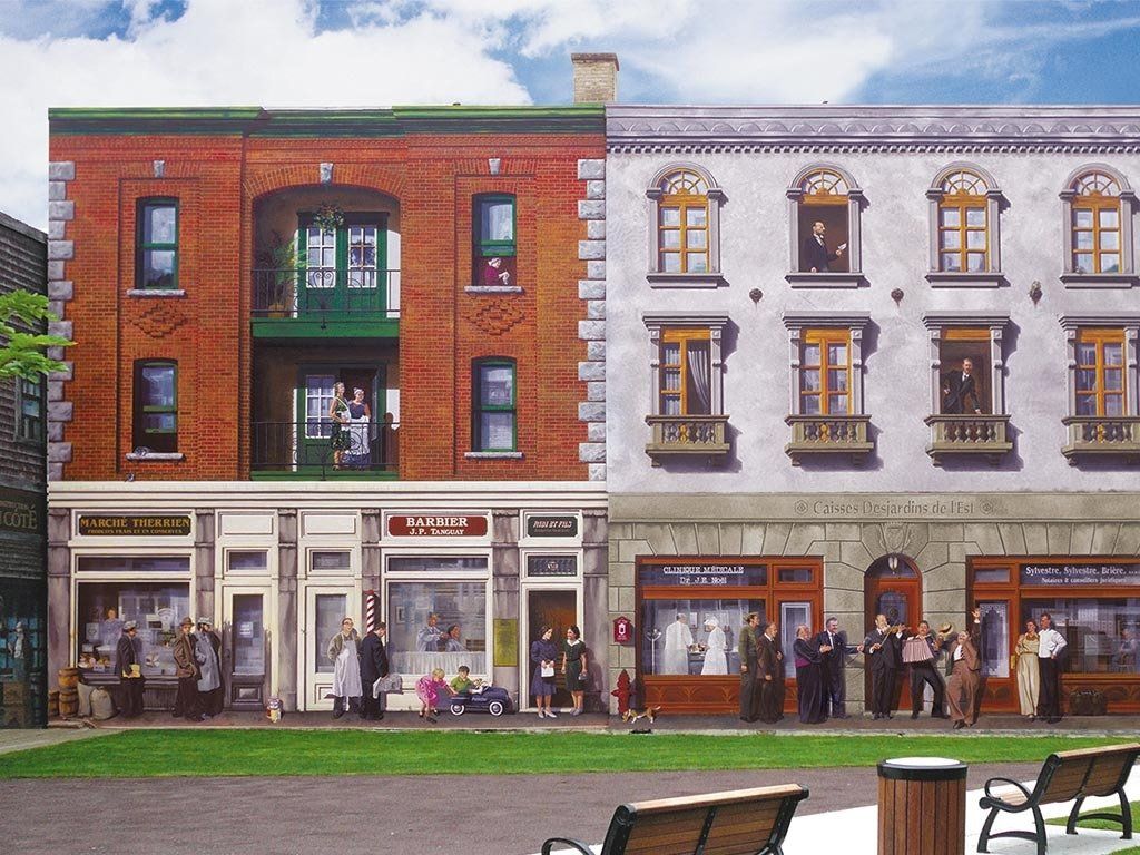 Sherbrooke Murals in Sherbrooke