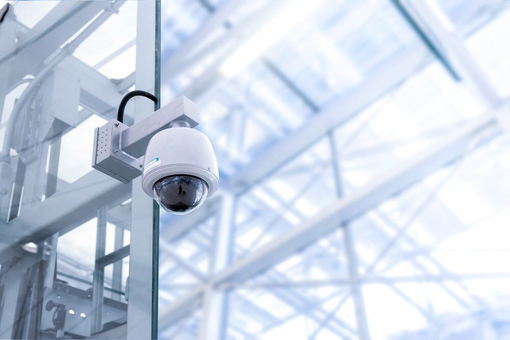 Security Camera Mounted on a Ceiling, in an Industrial Setting — IRIS CCTV in South Grafton, NSW
