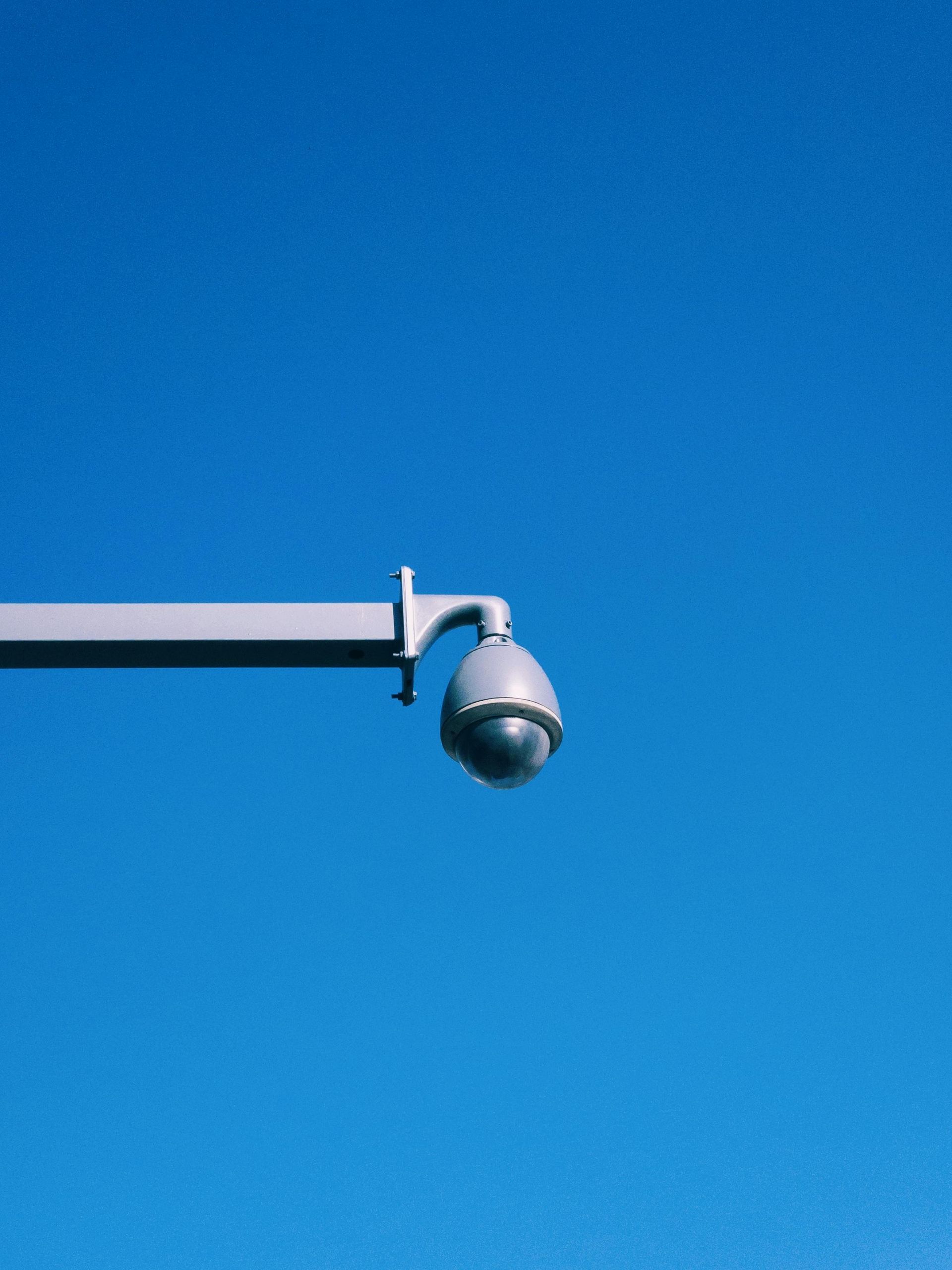 Security Camera Against a Bright Blue Sky — IRIS CCTV in Lismore, NSW