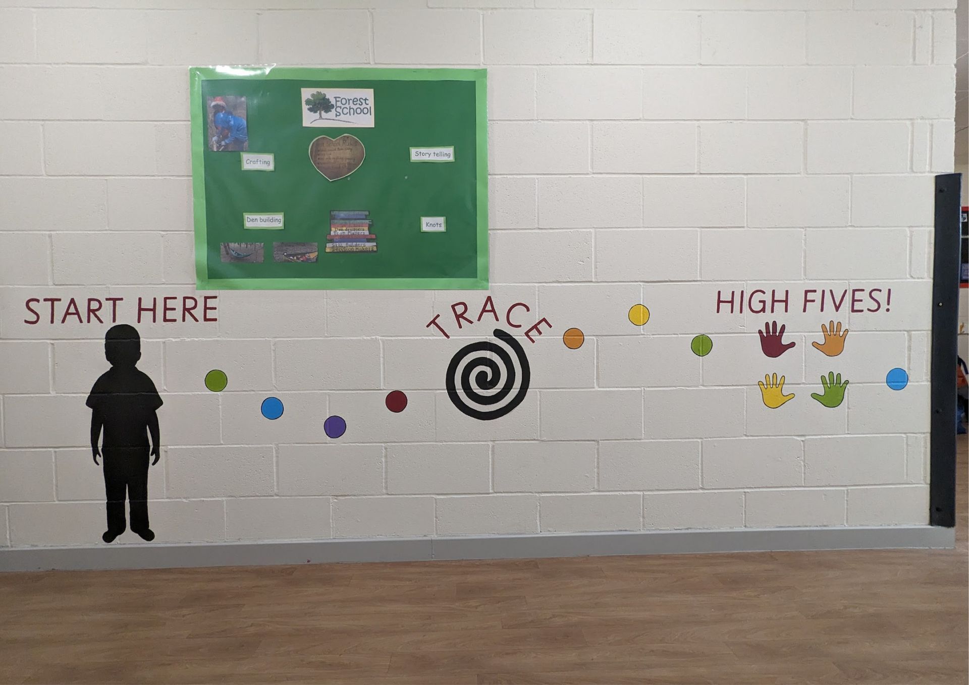 SEN interactive murals special educational needs primary school Mo Mowlam Academy Redcar