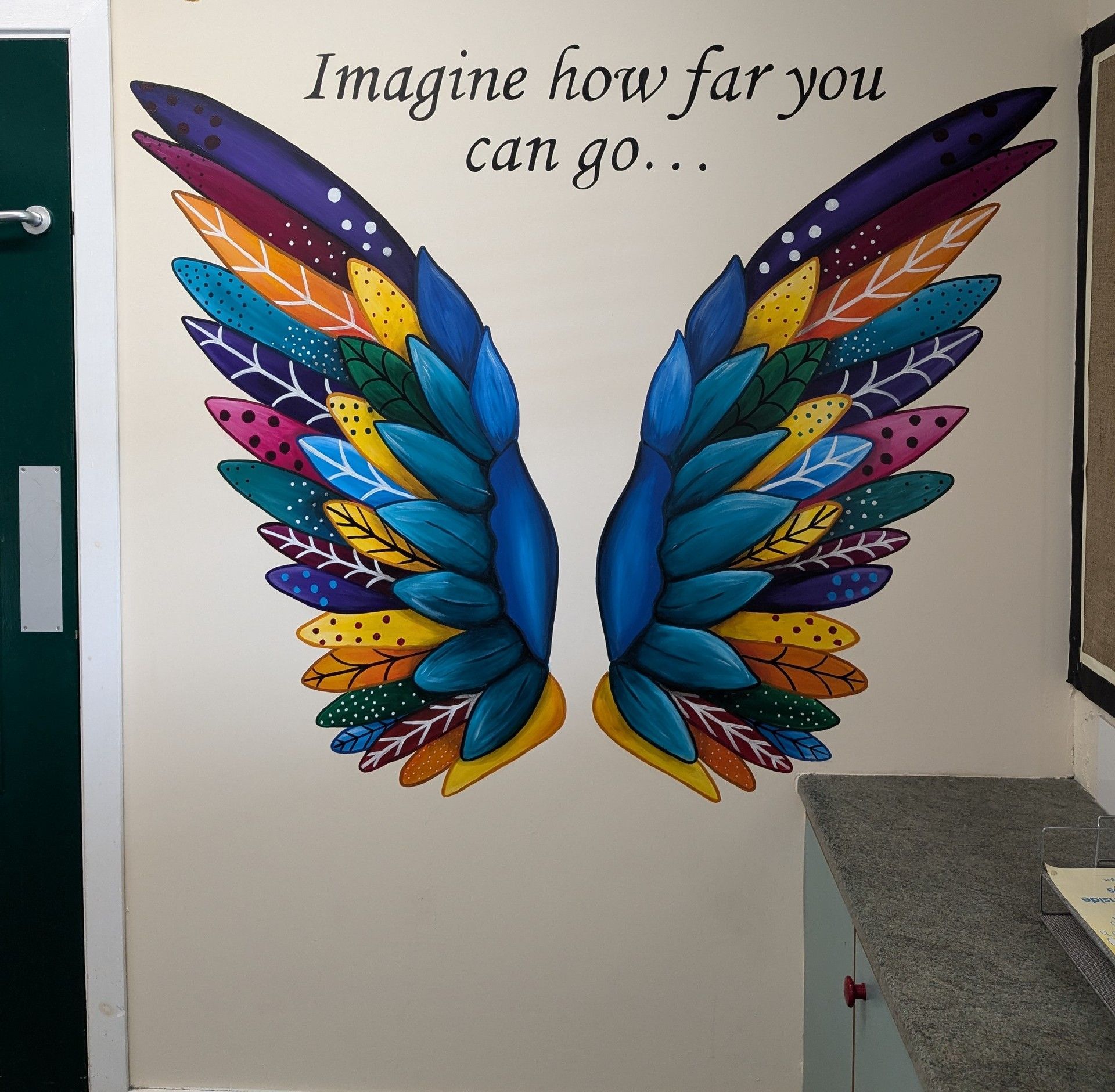 Bader primary imagine how far you can go colourful wings

