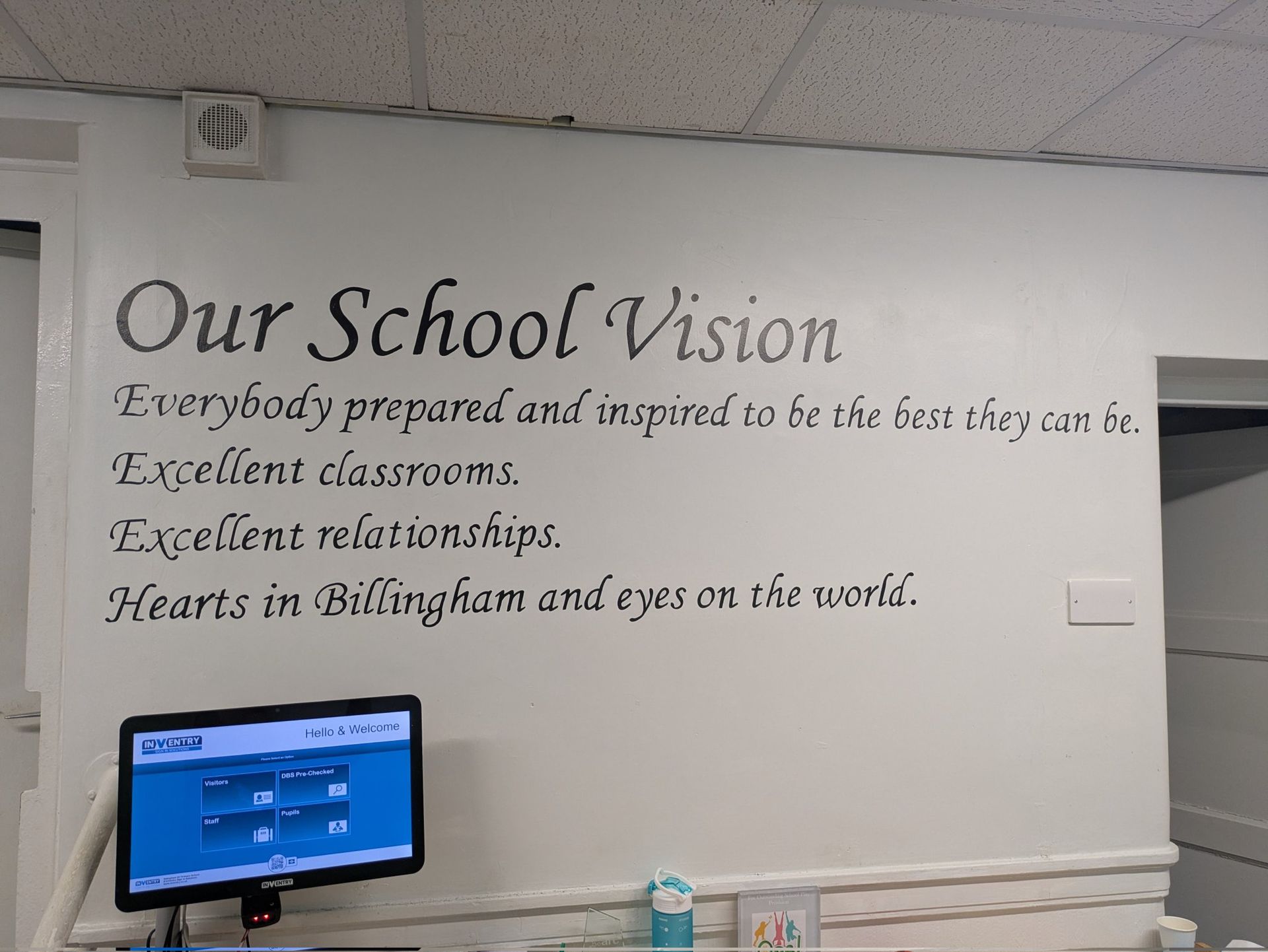 Billingham South School vision mural