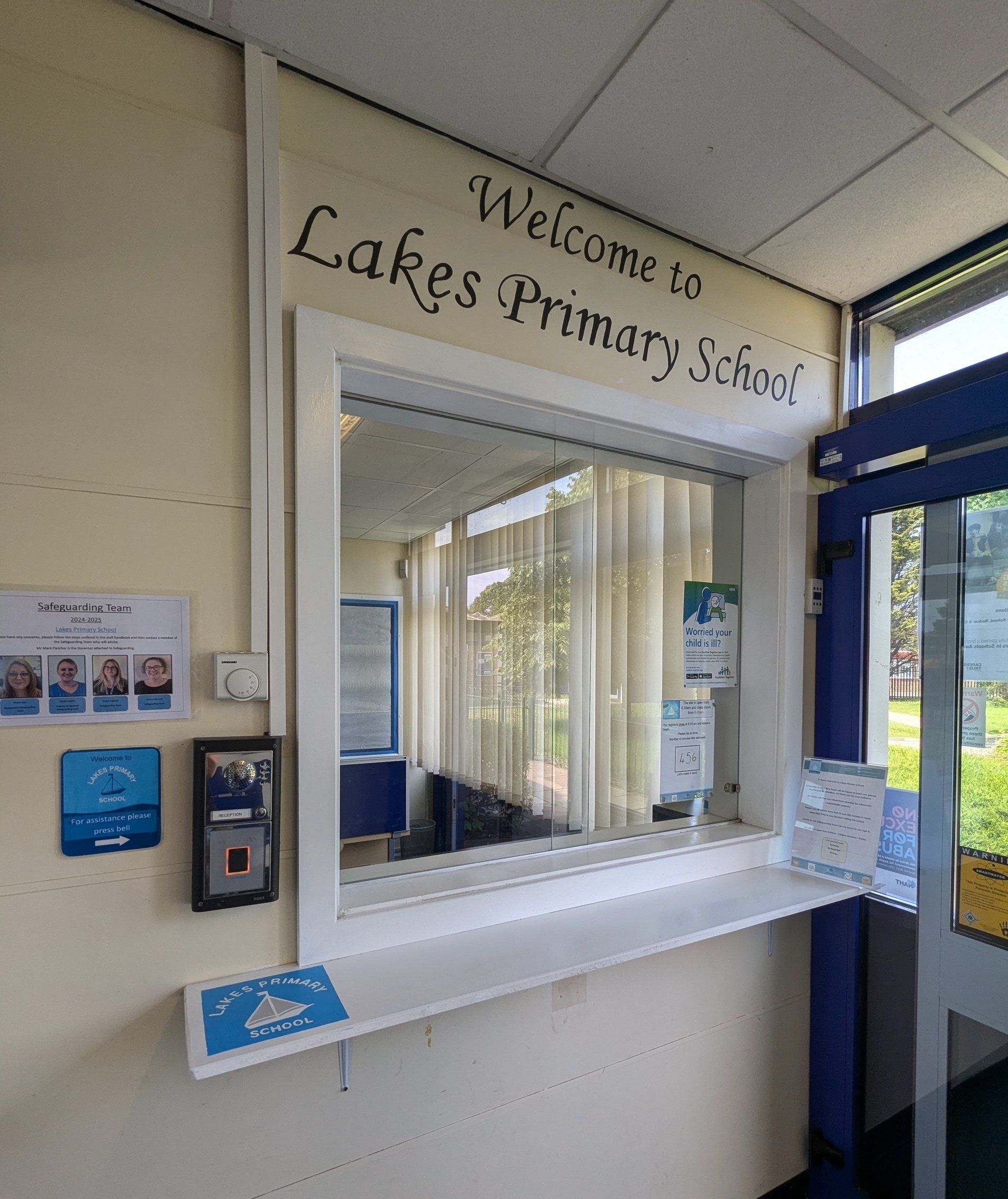 welcome to the lakes mural artwork
