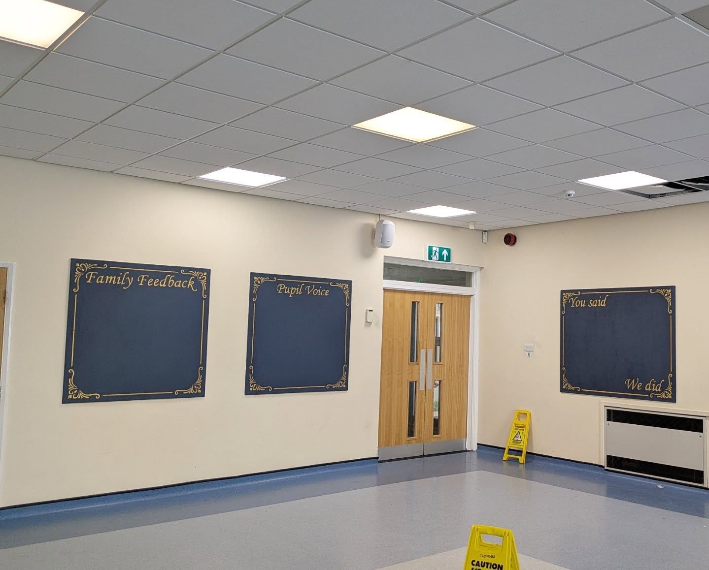 Green gates primary display boards