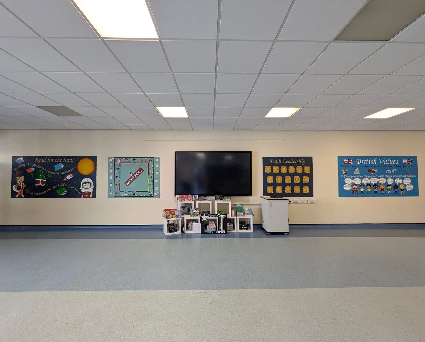 Green Gates primary display boards 