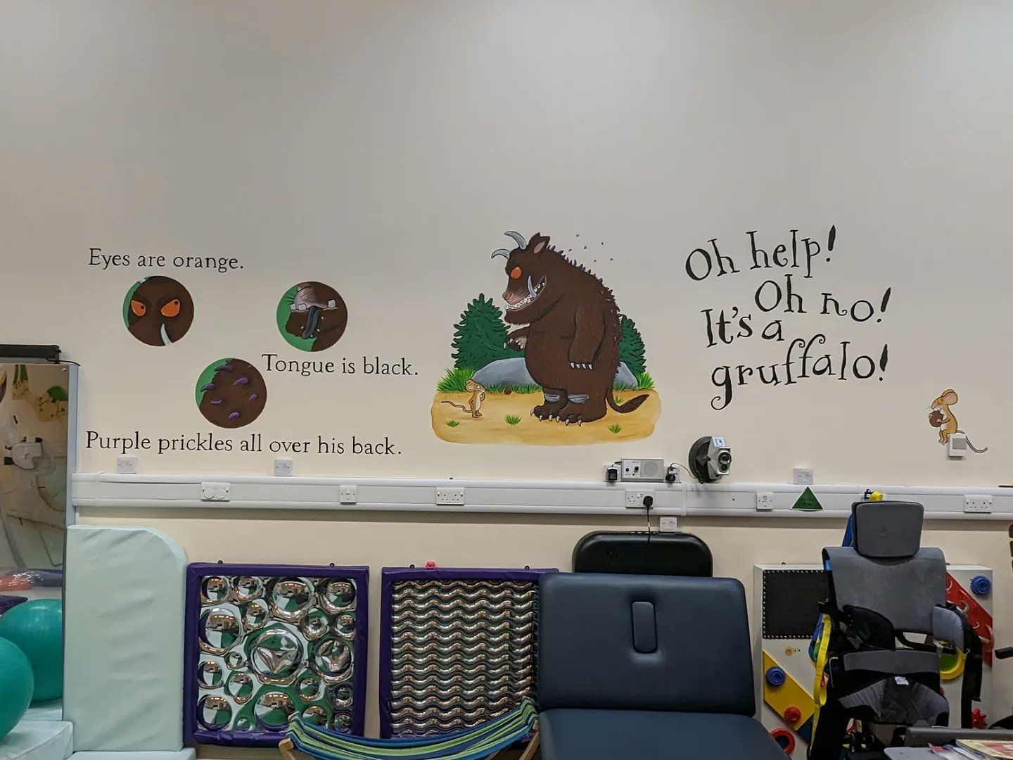 SEN special educational needs sensory room at Pennyman primary school the Gruffalo story