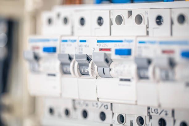 Groepenkast met elektrische installatieautomaten