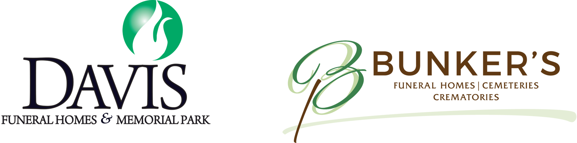 Davis Funeral Homes & Memorial Park and Bunker's Logo