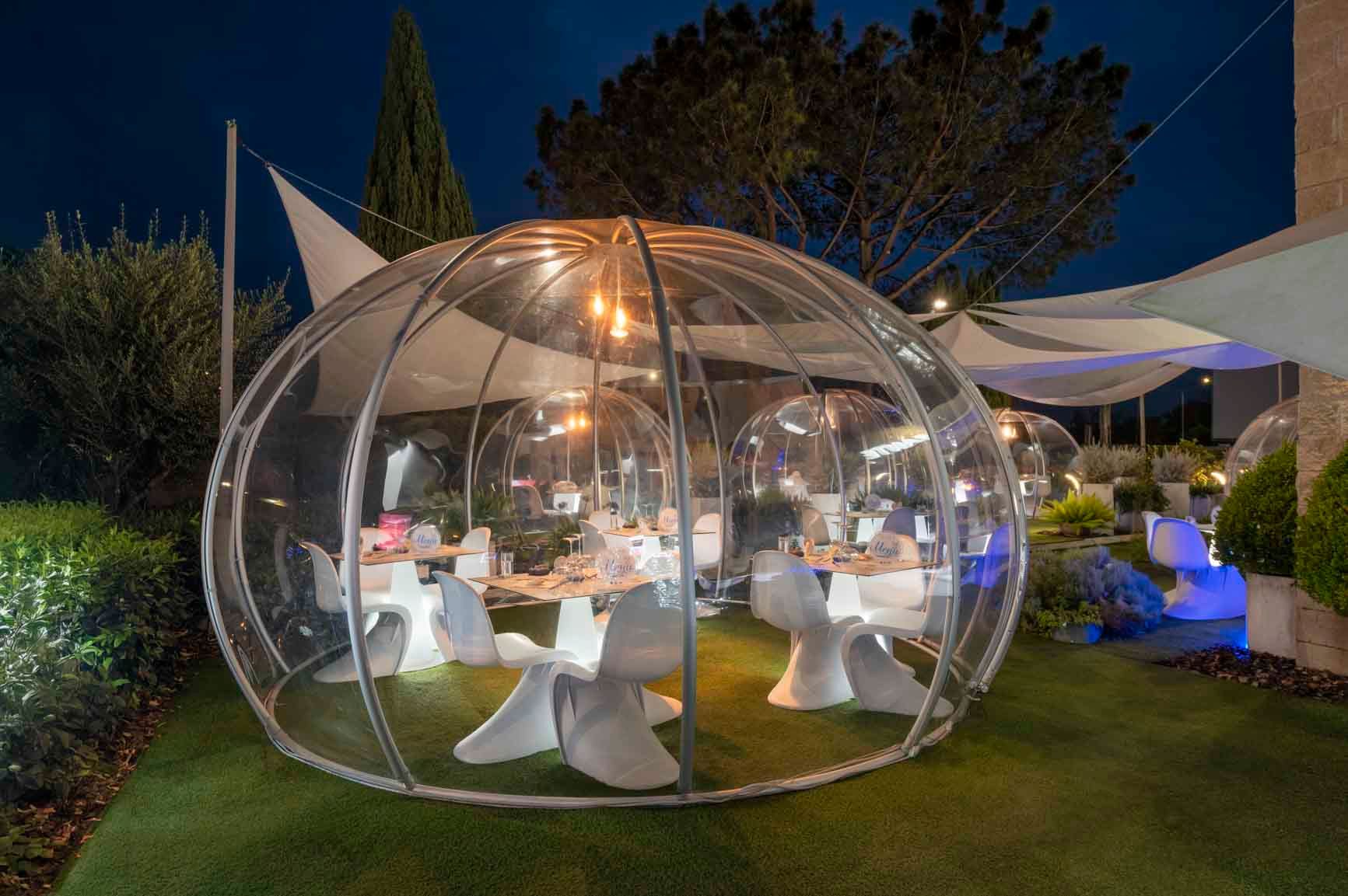 Foto dell'igloo garden del Class Ristorante Cocktail Bar Roma