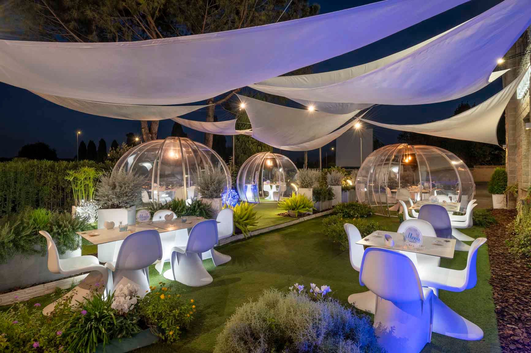 Foto dell'igloo garden del Class Ristorante Cocktail Bar Roma