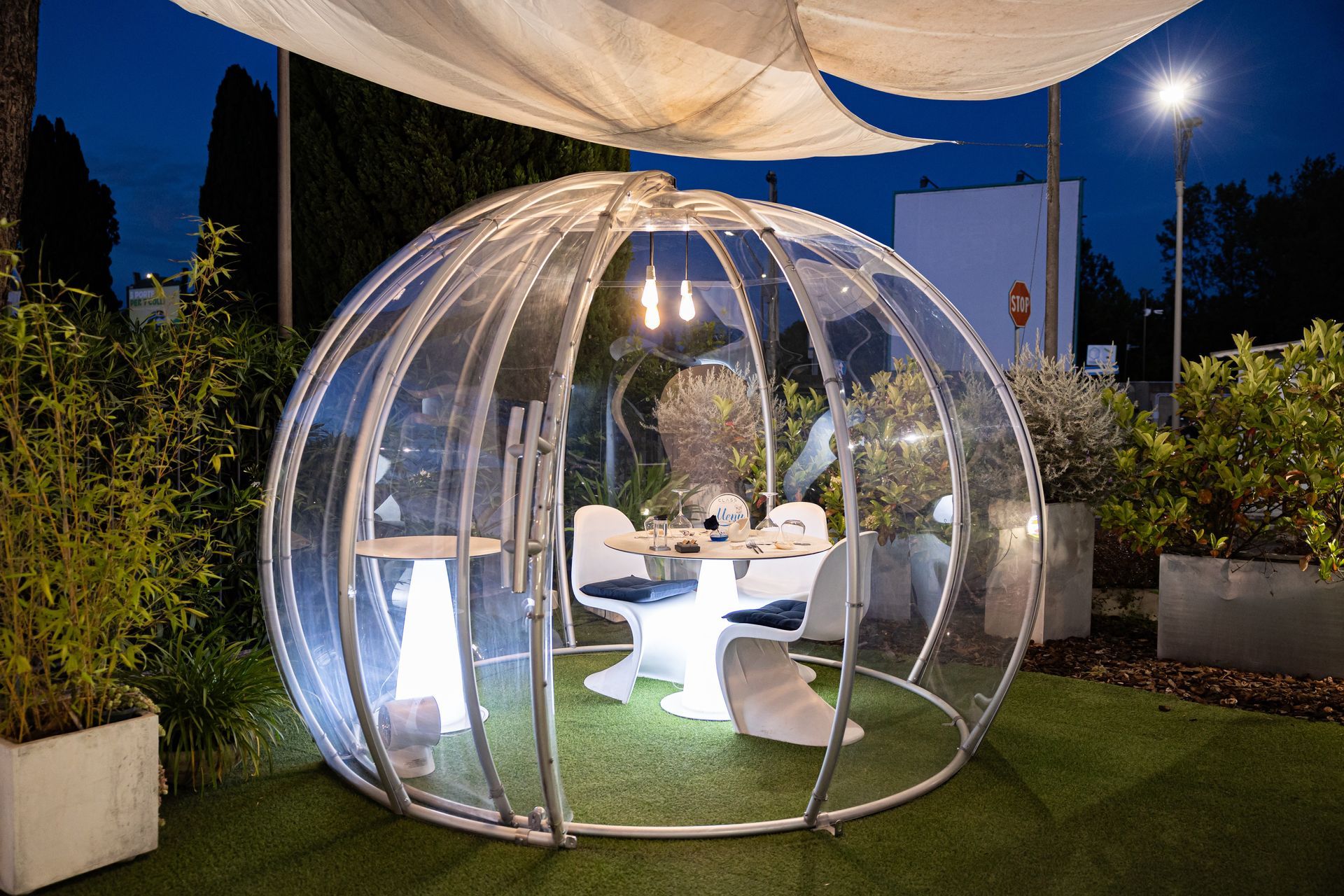 Interno Class Cocktail Bar Foto dell'Igloo del CLASS Ristorante a Roma
