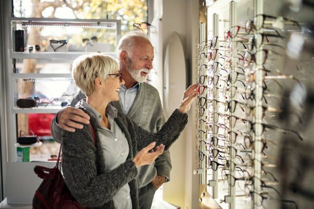 Grandparents Look For Eyeglasses - Galion, OH - Dr. Hickle OD