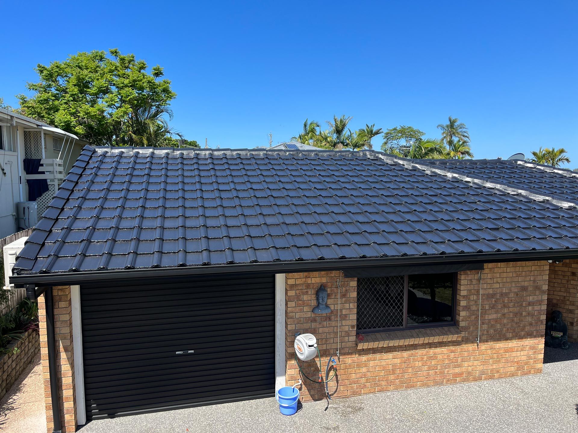 Roof Of A House After Restoration