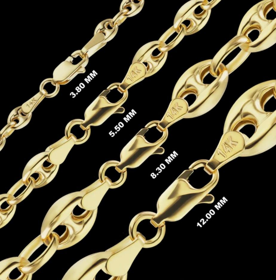 Hollow Gold Chains