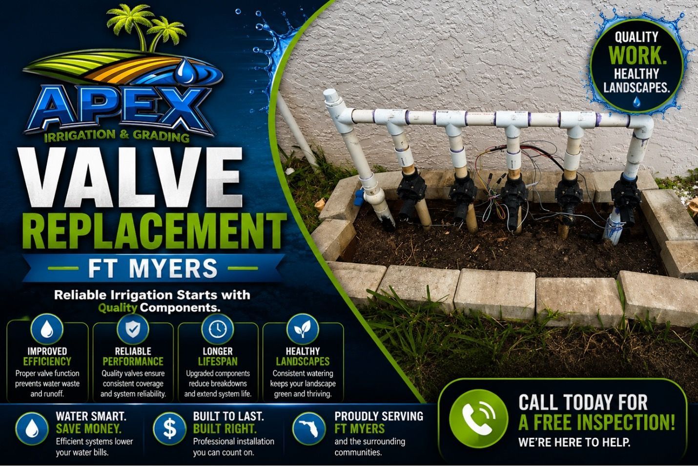 Irrigation valve replacement in Ft Myers