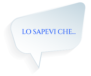 Una nuvoletta di dialogo azzurra contenente il testo