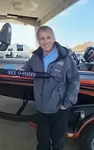Two black Dock D-Fenders with 
