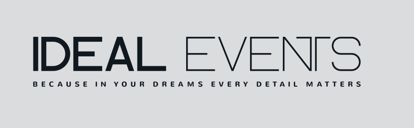 A logo for ideal events because in your dreams every detail matters