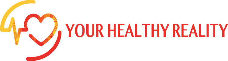 Logo with a heart, heartbeat line, and the text