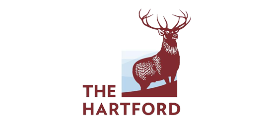 The hartford logo has a deer on it