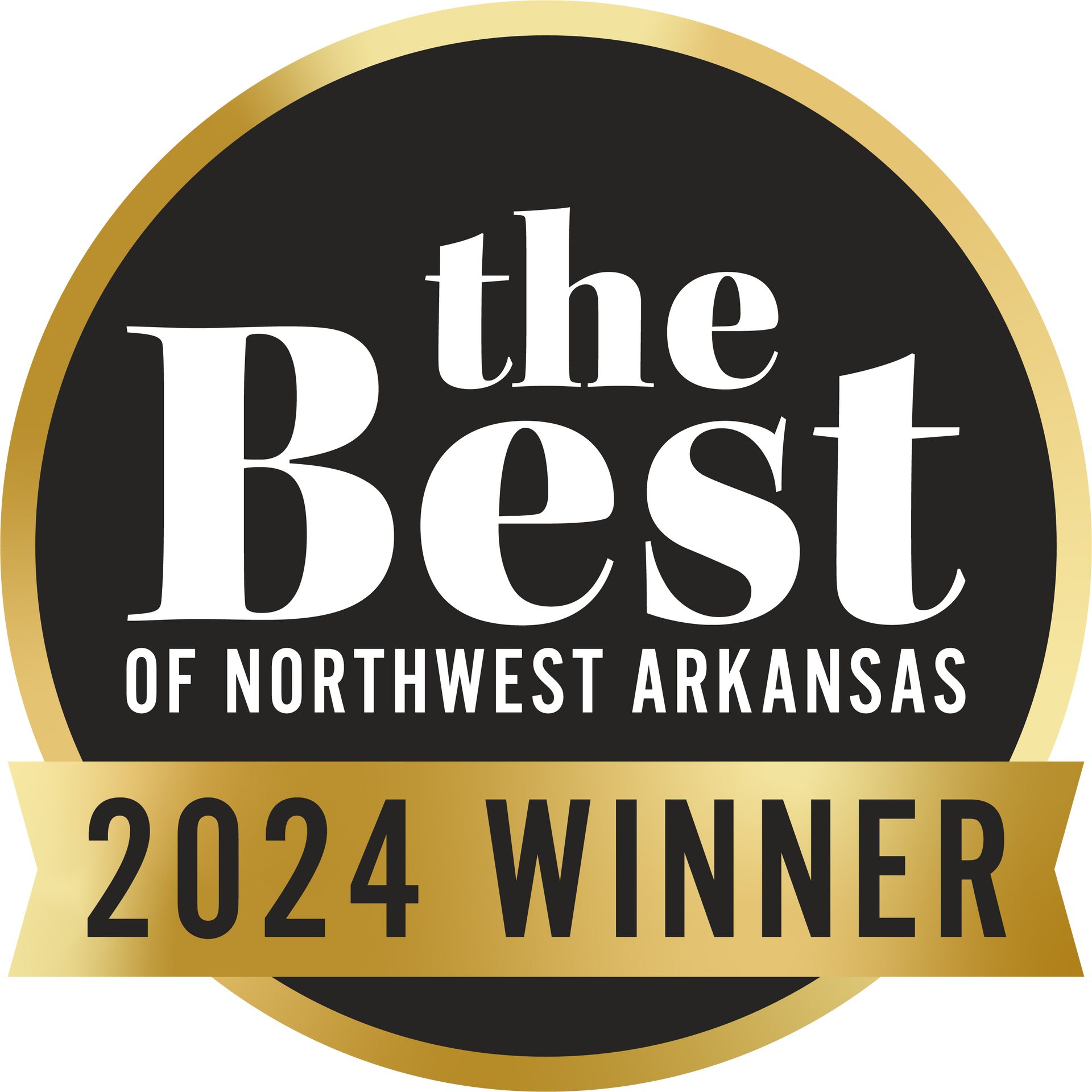 The best of northwest arkansas 2024 winner logo