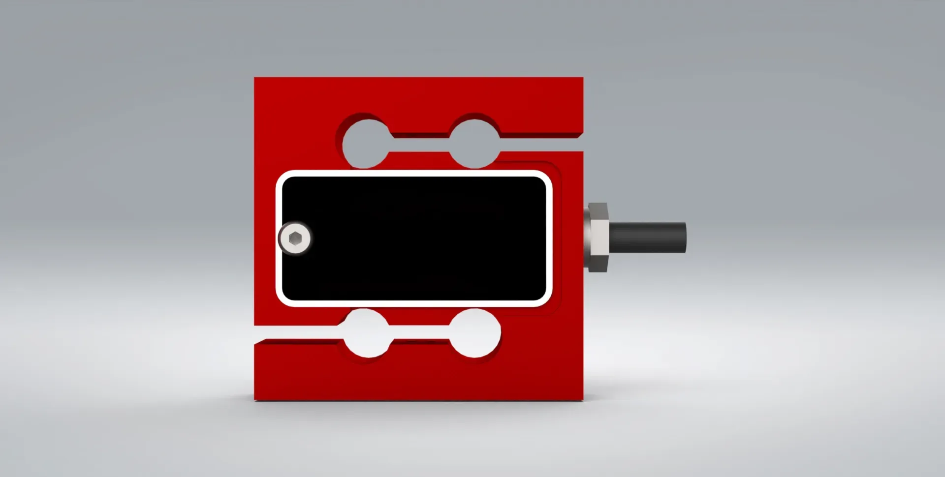 TCA s-type load cell on a grey background, used in static or dynamic applications