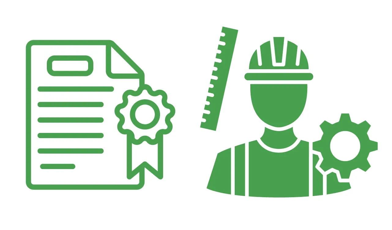 Green career development icons