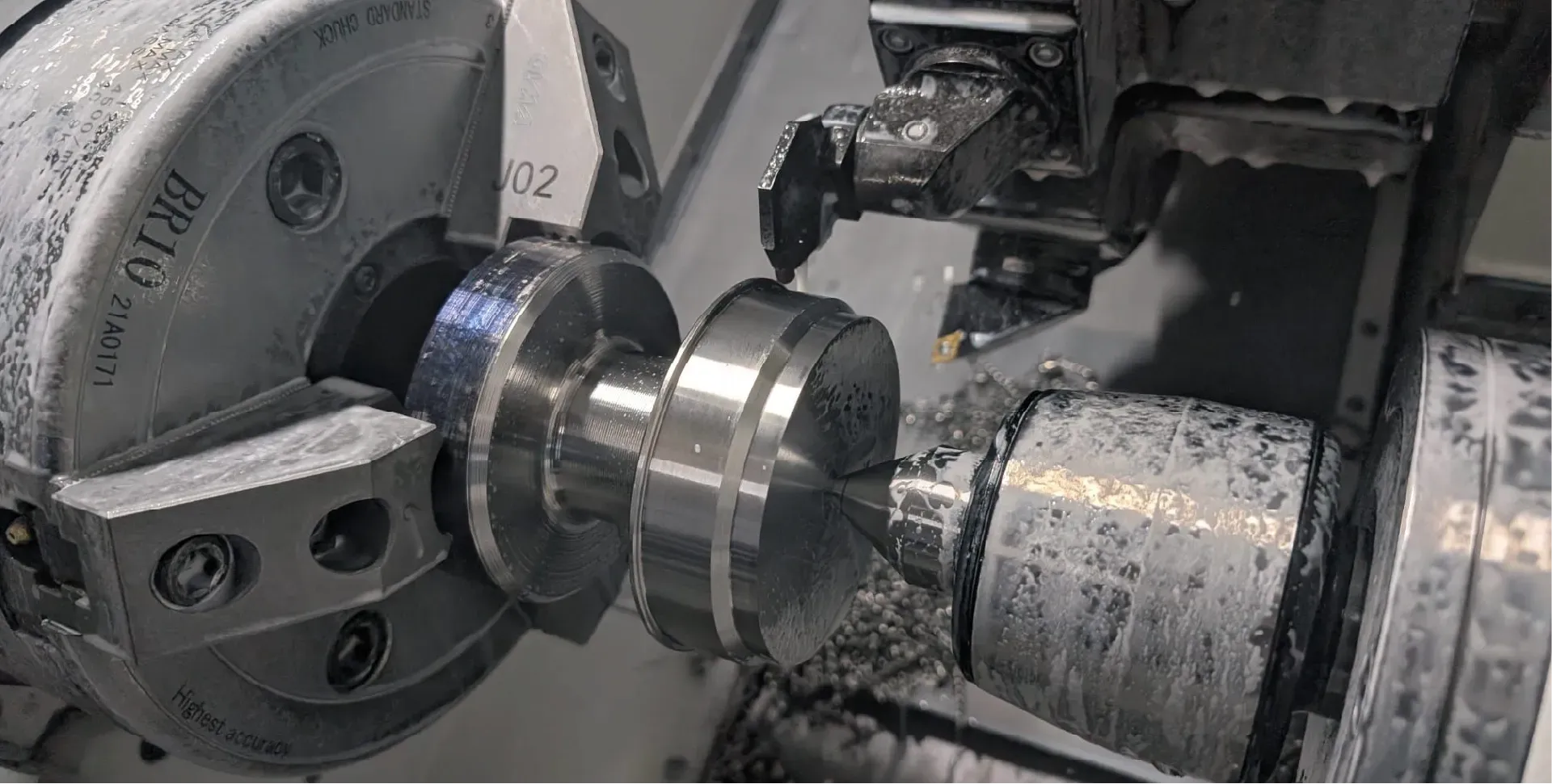 CNC machining of a custom compression load cell